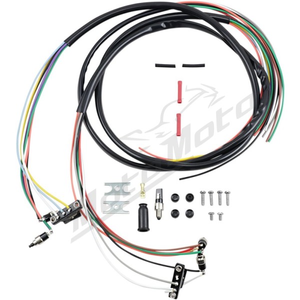 DRAG SPECIALTIES Handlebar Wiring Harness with Switches And Hardware Harley Davidson FL / FLH / FLHC / FLHS / FLT / FLTC 1000-1340cc 72-81