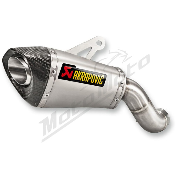 AKRAPOVIC Slip-On Line Muffler Carbon Fiber / Titanium Kawasaki Z 900 17-24