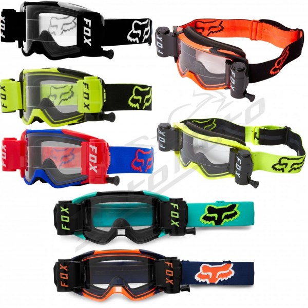 Off Road FOX Vue Stray Roll Off Tear Off Goggles