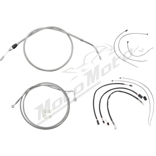 MAGNUM SHIELDING XR Handlebar Installation Kit Chrome 30.5/35.5cm Harley Davidson FLH / FLHT / FLHXS / FLHXST / FLXSE 1750/1977 21-24