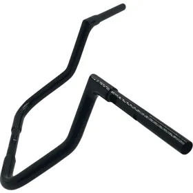 FAT BAGGERS INC. 1-1/4" EZ Install Flat Top Batwing Handlebar Black 32mm 91,5cm (33cm)