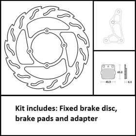 MOTO-MASTER Floating Front Brake Kit 260mm Honda CR / CRF 80-150 96-26
