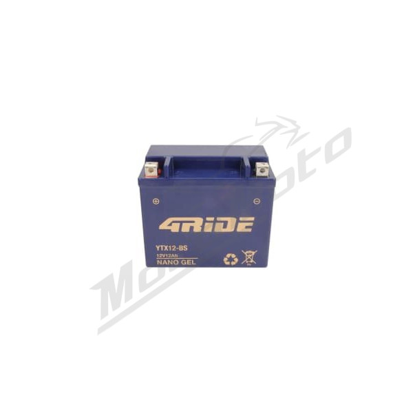 4RIDE Akumuliatorius YTX12-BS GEL 12V 12Ah