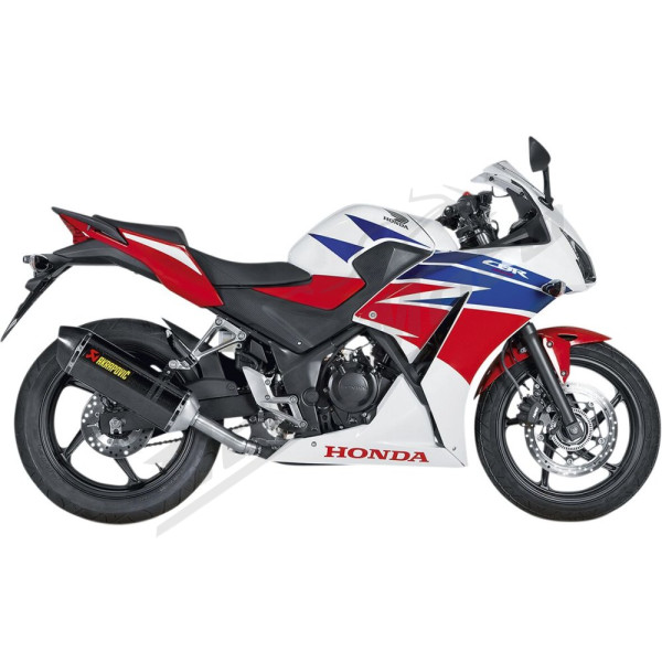 AKRAPOVIC Slip-On Anglies pluošto Duslintuvas Honda CBR 300R 14-16