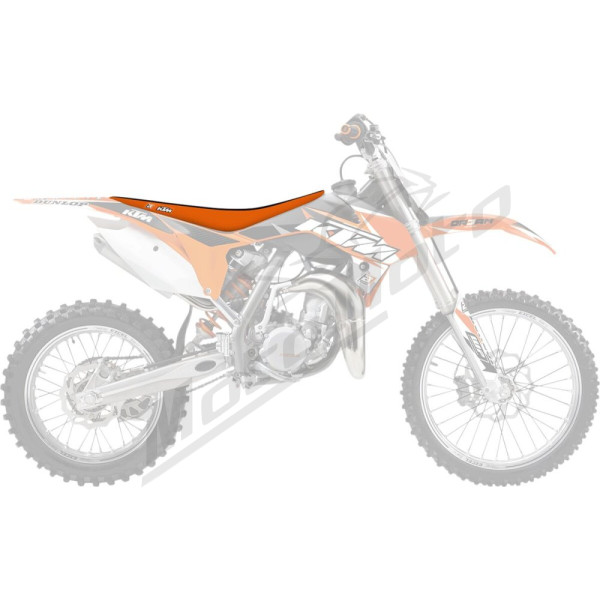 Blackbird Racing Double Grip 3 Sėdynės Užvalkalas KTM SX 85cc 13-17 Oranžinė/Juoda
