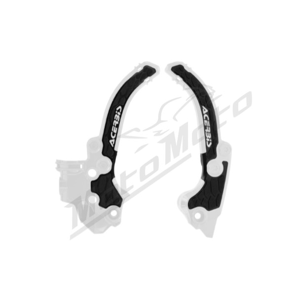 Acerbis X-Grip Frame Guards KTM / GasGas / Husqvarna 50cc 24-> Black/White