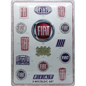  Metal tin sign FIAT LOGO 30x40