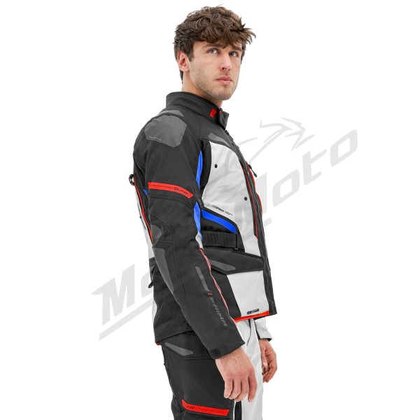 Shima DUNE MEN Textile Jacket Black/White/Blue