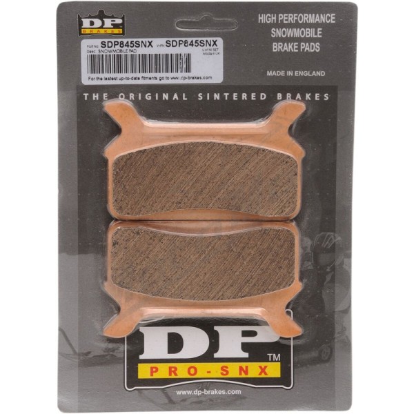 DP BRAKES SDP Pro-SNX HH+ Sintered Brake Pads Polaris Indy / RMK / Storm / Supersport / Trail / Ultra / Widetrack LX / XLT 440-800cc 92-07