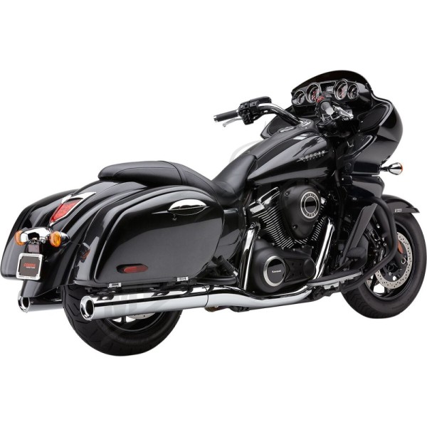 COBRA 4" Slip-On Mufflers Kawasaki VN 1700 09-22