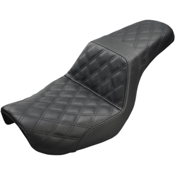 SADDLEMEN Step-Up Full Lattice Stitch Seat Harley Davidson FXD / FXDI / FXDX / FXDXI 1450 04-05