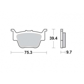 BRAKE PADS FERODO FDB2182SG / MCB769 OFFROAD