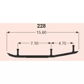Sno-X Ripper Four Runner 4" Hardmetal Polaris 550-850 13-22