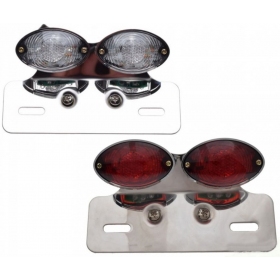 UNIVERSAL CHROME LED TAIL LIGHT