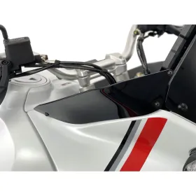 WRS DU026NL Vėjo deflektoriai Juodi Ducati Desert X 950 ABS 22-24