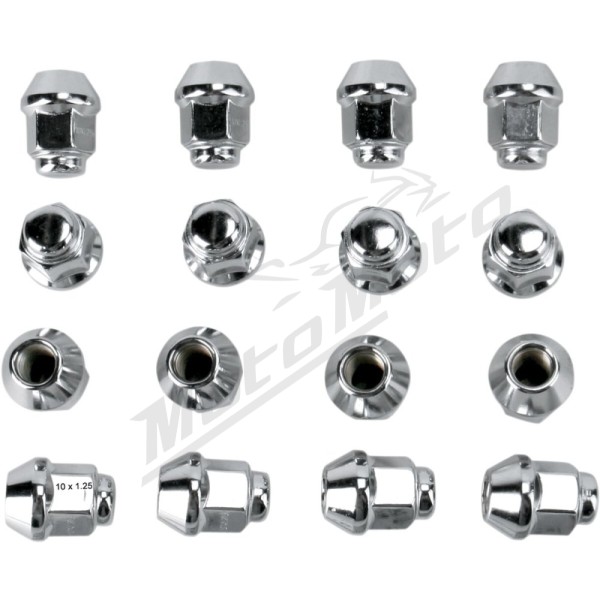 DWT DOUGLAS WHEEL Ratlankių veržlės 16vnt. 10mm