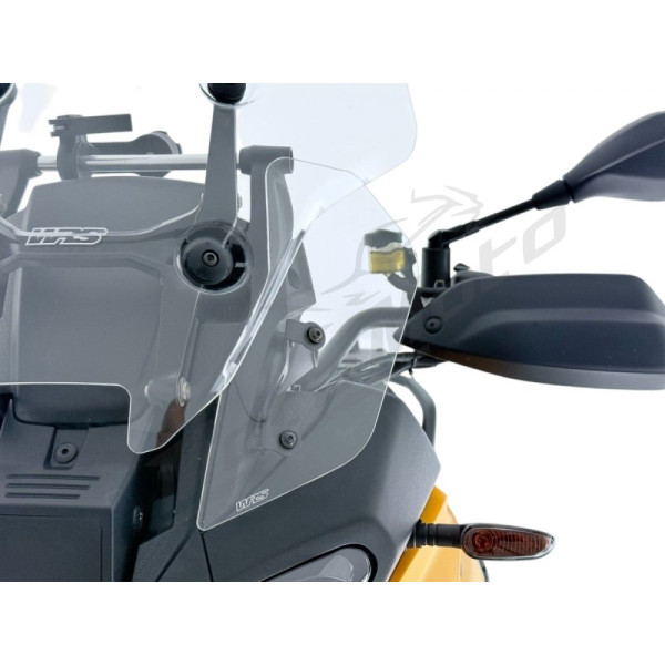 WRS MG009T Side Deflectors Clear Moto Guzzi Stelvio 1000 ABS 2024