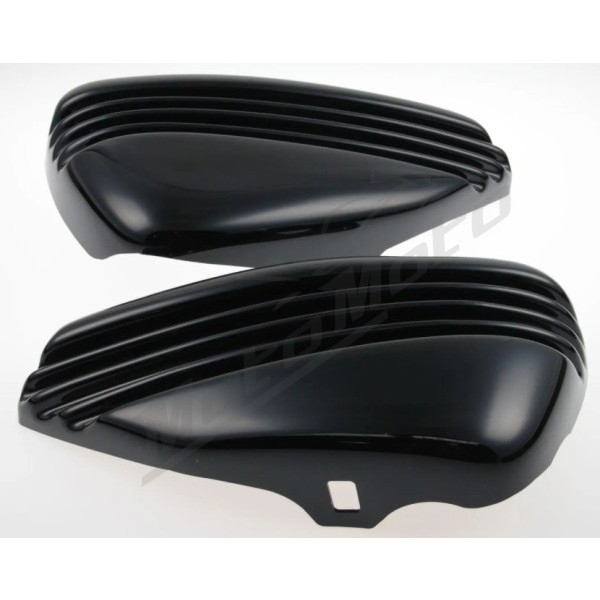 CULT WERK Šoninės apdailos juodos Bobber Harley Davidson XL 883-1200cc 2004-2013 2vnt