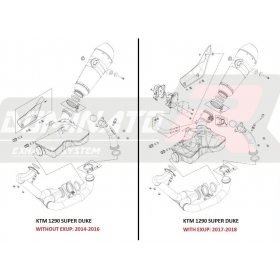 Exhaust pipe Dominator ELIMINATOR DECAT KTM 1290 SUPER DUKE 2017-2018