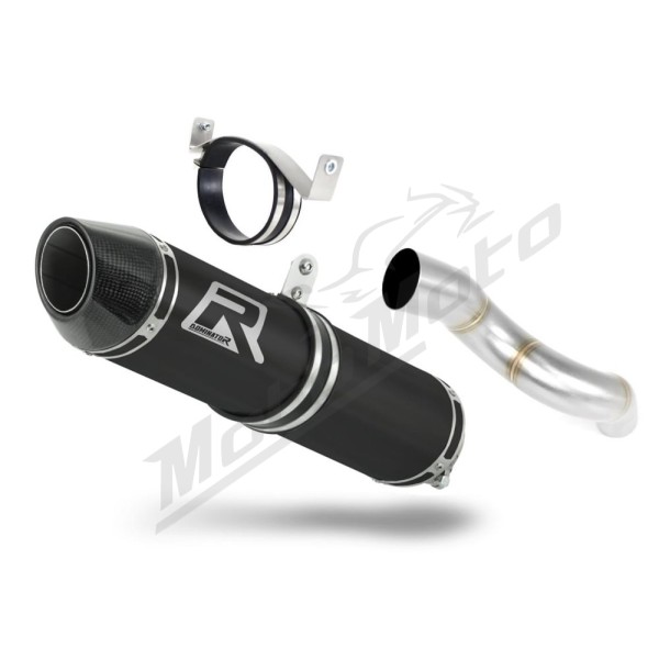 Kawasaki ZX6R 636 2005-2006 Dominator duslintuvas HP2 BLACK + dB killer