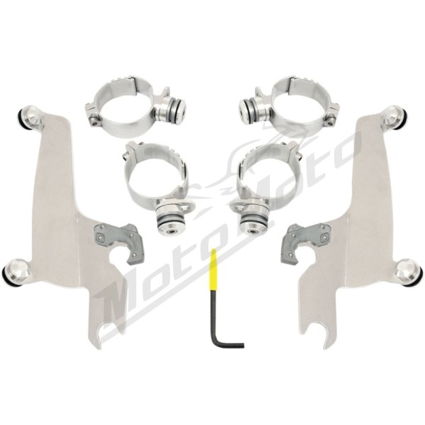MEMPHIS SHADES METRIC No-Tool Trigger-Lock Mount Kit for Sportshield Suzuki M / VZ 50-800 05-09
