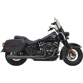 BASSANI XHAUST 2-into-1 Road Rage Exhaust System Harley Davidson FLDE / FLHC / FLHCS 1340-1923cc 18-26