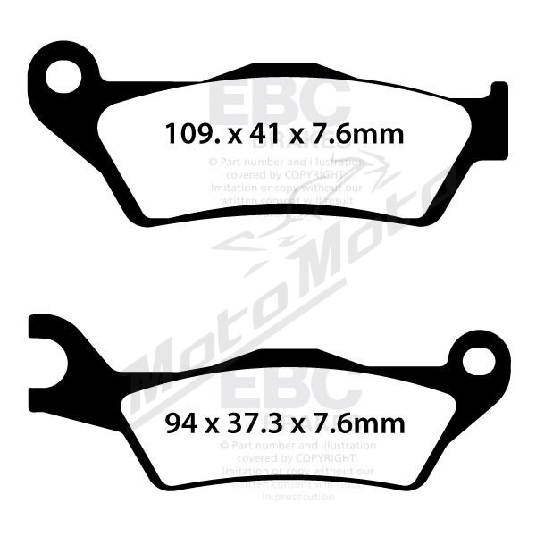 EBC SFA Brake Pads PIAGGIO TPH 50cc 16-20