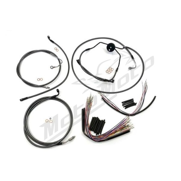 MAGNUM SHIELDING Black Pearl trosų / lynų / elektros laidų prailginimo kompl. 38/43cm Harley Davidson FLTRSE3 / FLTRUSE / FLTRXSE 09-12 1800 09-12