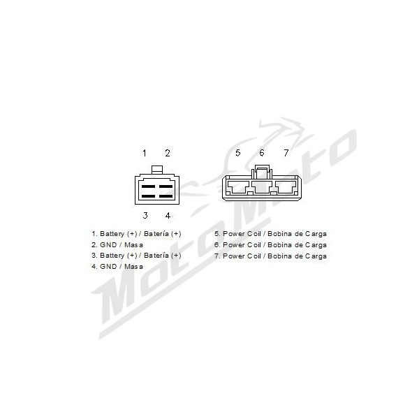MOTOPLAT Regulator Aprilia / Gilera / Malaguti / Peugeot / Piaggio / Vespa 125/500 01-19