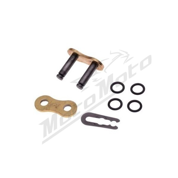 Chain connector IRIS 630 O-RING Spring clip link Gold