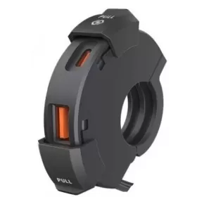 Motorcycle USB Charger on handlebar