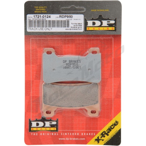 DP BRAKES RDP X-Race Titanium Sintered Brake Pads Honda CB / CBR / VFR 600-1000cc 04-18