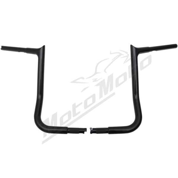FAT BAGGERS INC. Pointed top steering wheel black 91.5x35.5cm Harley Davidson FLHXS / FLHTCU / FLHT / FLH 1340-1923 86-22