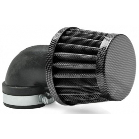 Sport air filter TNT KN smaller chrome Ø28-35 90°