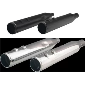 KHROME WERKS 4-1/2" HP-Plus® Slip-On Mufflers with Race Tip Harley Davidson FLH / FLHR / FLHRC / FLHT / FLHTK / FLHX / FLHXS / FLTRXS 1750-1977 17-25