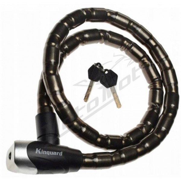 KINGUARD COBRA MOTORCYCLE LOCK CABLE 25x1200mm