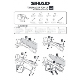 SIDE CASE HOLDER SET FOR YAMAHA XSR 700cc 2016-2022