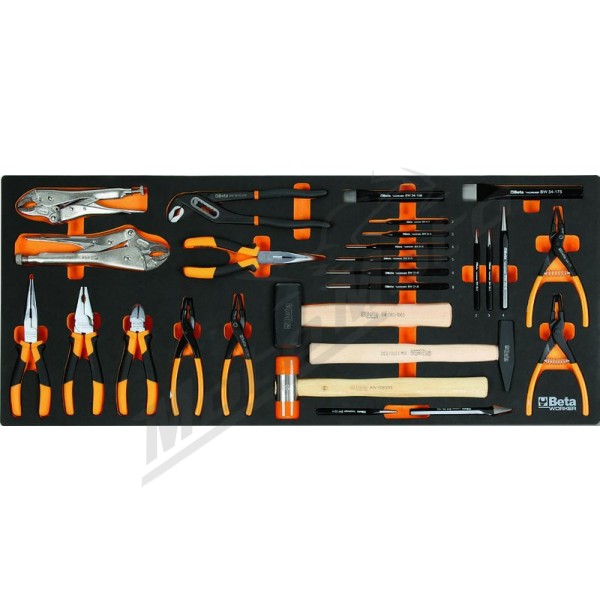 BETA RSC24AXLP/7 Mobile Roller Cab 7 Drawers + Assortment of 418 tools ¼’’ and ½’’