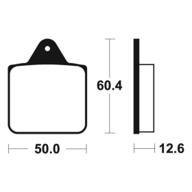 TECNIUM MX/ATV Sintered Metal Brake pads - MOA256 Polaris Big Boss / Magnum 400/425cc 1996