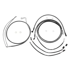 MAGNUM SHIELDING Anglies pluošto trosų / lynų / elektros laidų prailginimo kompl. 38/43cm Harley Davidson FLTRK / FLTRKSE / FLTRU / FLTRXSE 1750/1977 17-24