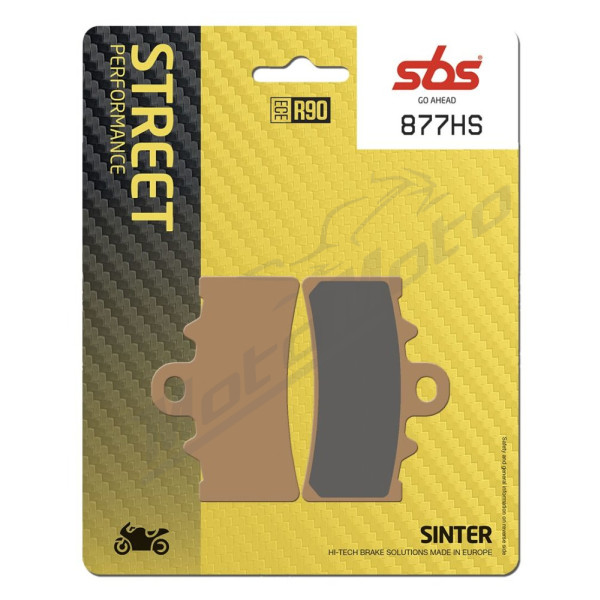 SBS "HS Street Excel" 877HS priekinės stabdžių trinkelės BMW / Fantic / KTM / Husqvarna 125-500cc 11-24