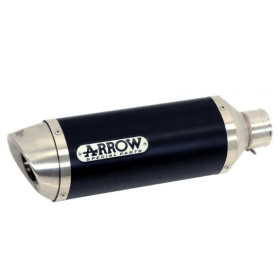 Muffler ARROW Street Thunder Alu. KTM Duke / RC 125-390cc 17-20 Black
