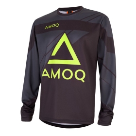 Off road jersey AMOQ Snowcross Black/HiVis