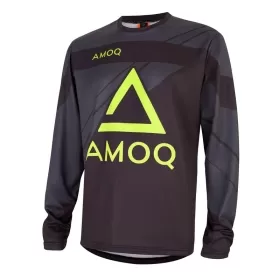 Off road jersey AMOQ Snowcross Black/HiVis