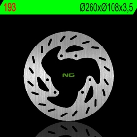 NG BRAKES 193 priekinis fiksuotas stabdžių diskas APRILIA / BULTACO / DERBI / GAS GAS / GILERA / SHERCO 