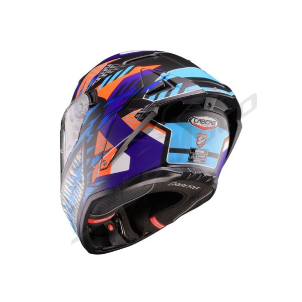 Helmet Caberg Drift Evo II Nobo Matte Black/Fluorescent Red/Blue