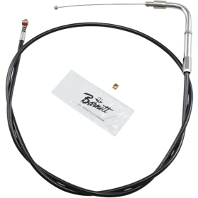 BARNETT Black Vinyl Throttle/Idle Cable Harley Davidson 1340-1450cc 1996-2005