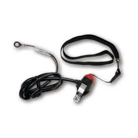 SHIN YO Emergency Stop Switch Universal With Magnetic Circuit + Rubber Band, Closer Type, Waterproof
