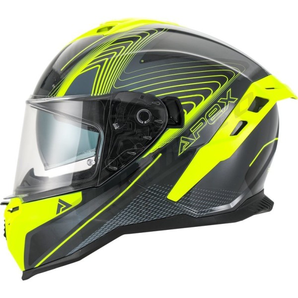 Helmet APEX FI200 Madrid Grey/Yellow