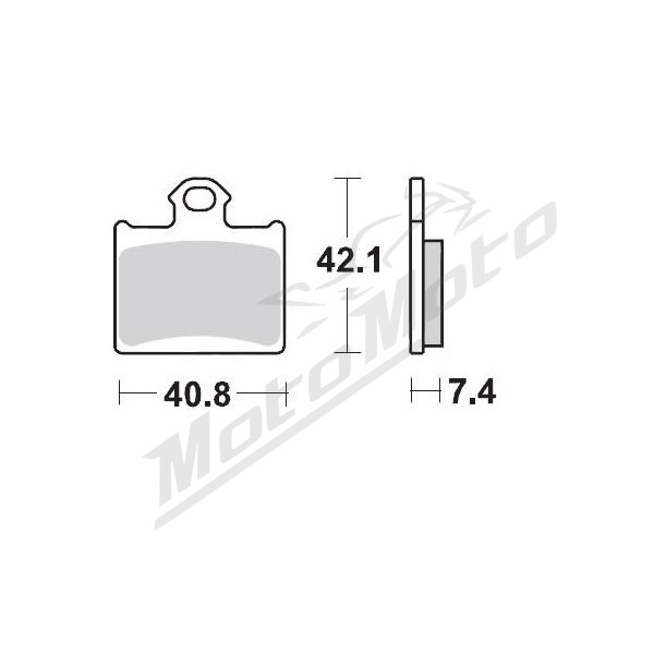 MOTO-MASTER Racing Rear Brake Pads Offroad Husqvarna / KTM 85-350 22-11